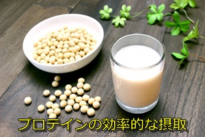 プロテインの効率的な摂取